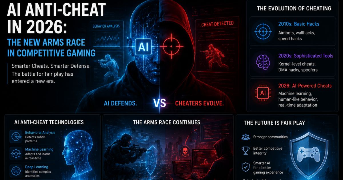 AI Anti-Cheat in 2026:The New Arms Race in Competitive Gaming