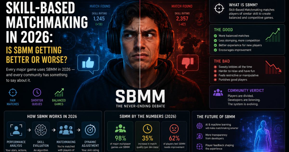 Skill-Based Matchmaking in 2026:Is SBMM Getting Better or Worse?