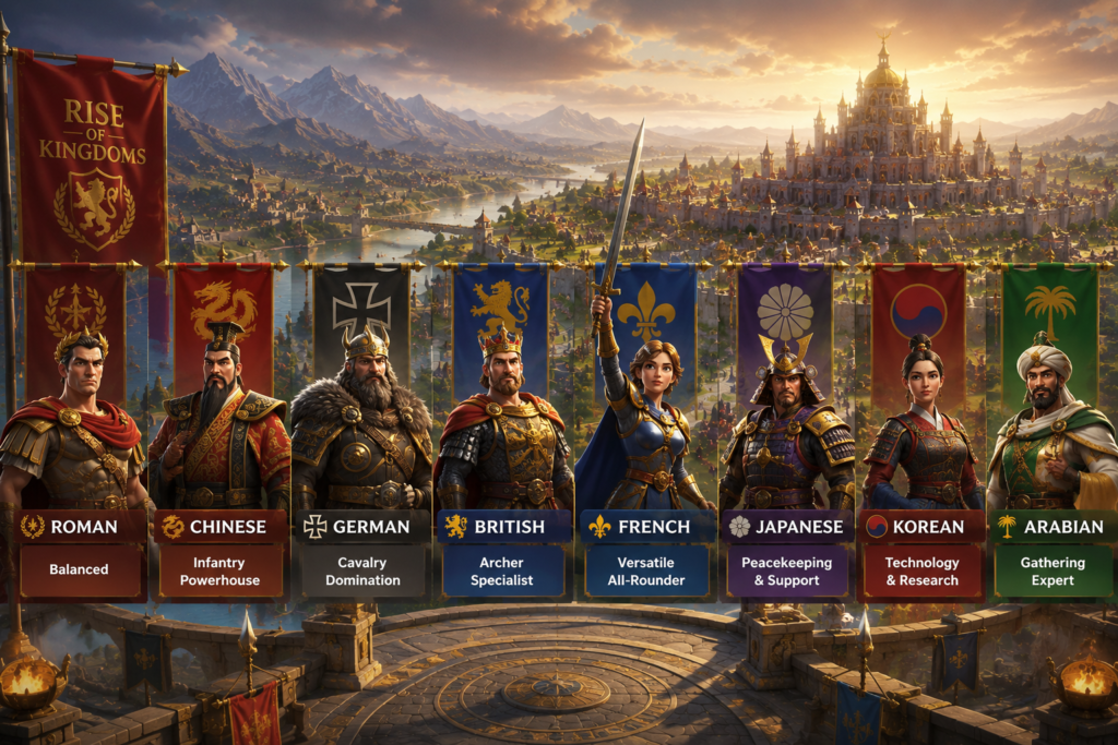 Best Civilization in Rise of Kingdoms Full Tier List for Every Playstyle