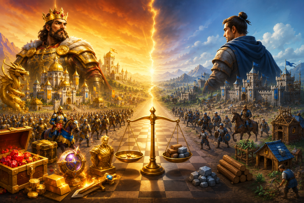 is rise of kingdoms pay to win